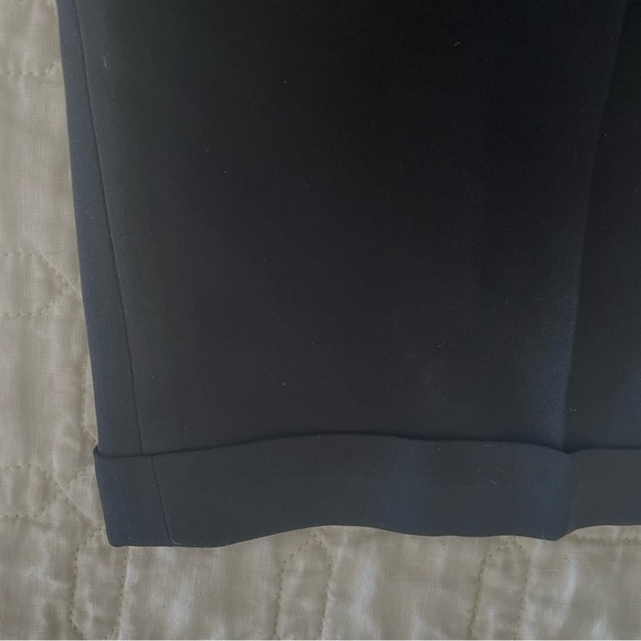 Y2K Black Jones New York Single Pleat Trousers with Cuffs Size 14 - Picture 4 of 9